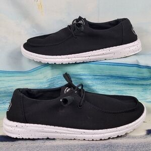 Hey Dude Wendy Slub Canvas Womens 6